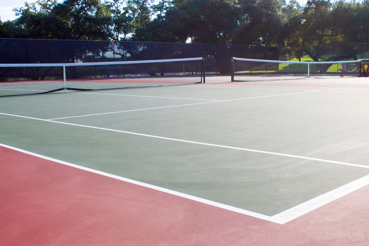 Tennis Court Corner Day Time